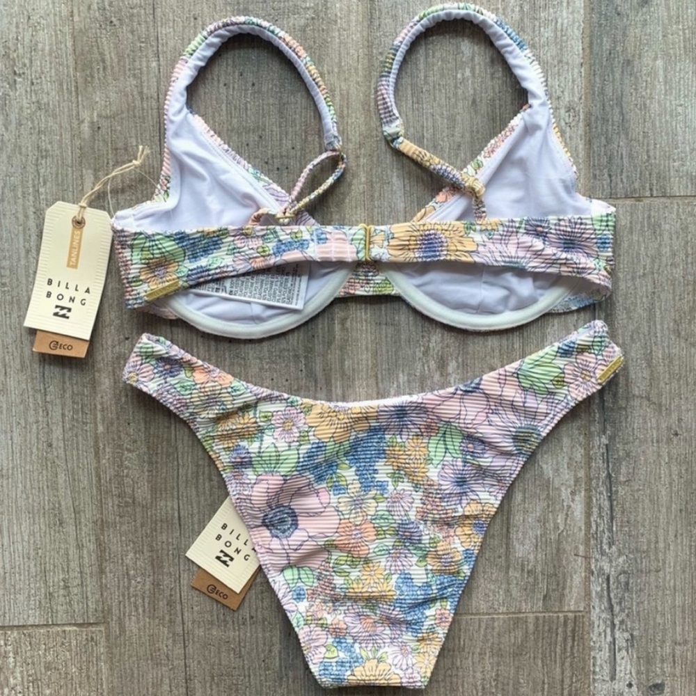 🔥🔥BILLABONG - SUNDANCE RUBY UNDERWIRE HIKE BIKINI SET🔥🔥 - Picture 8 of 9